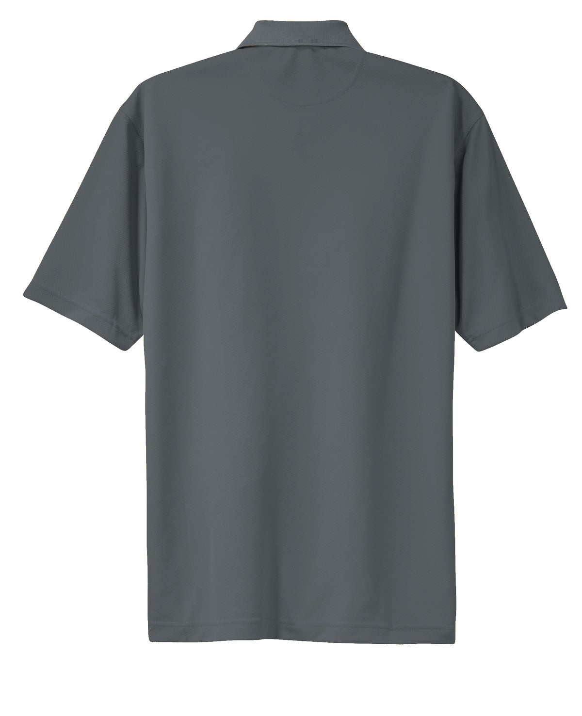 Rear View of Steel Sport-Tek Dri-Mesh Polo. K469