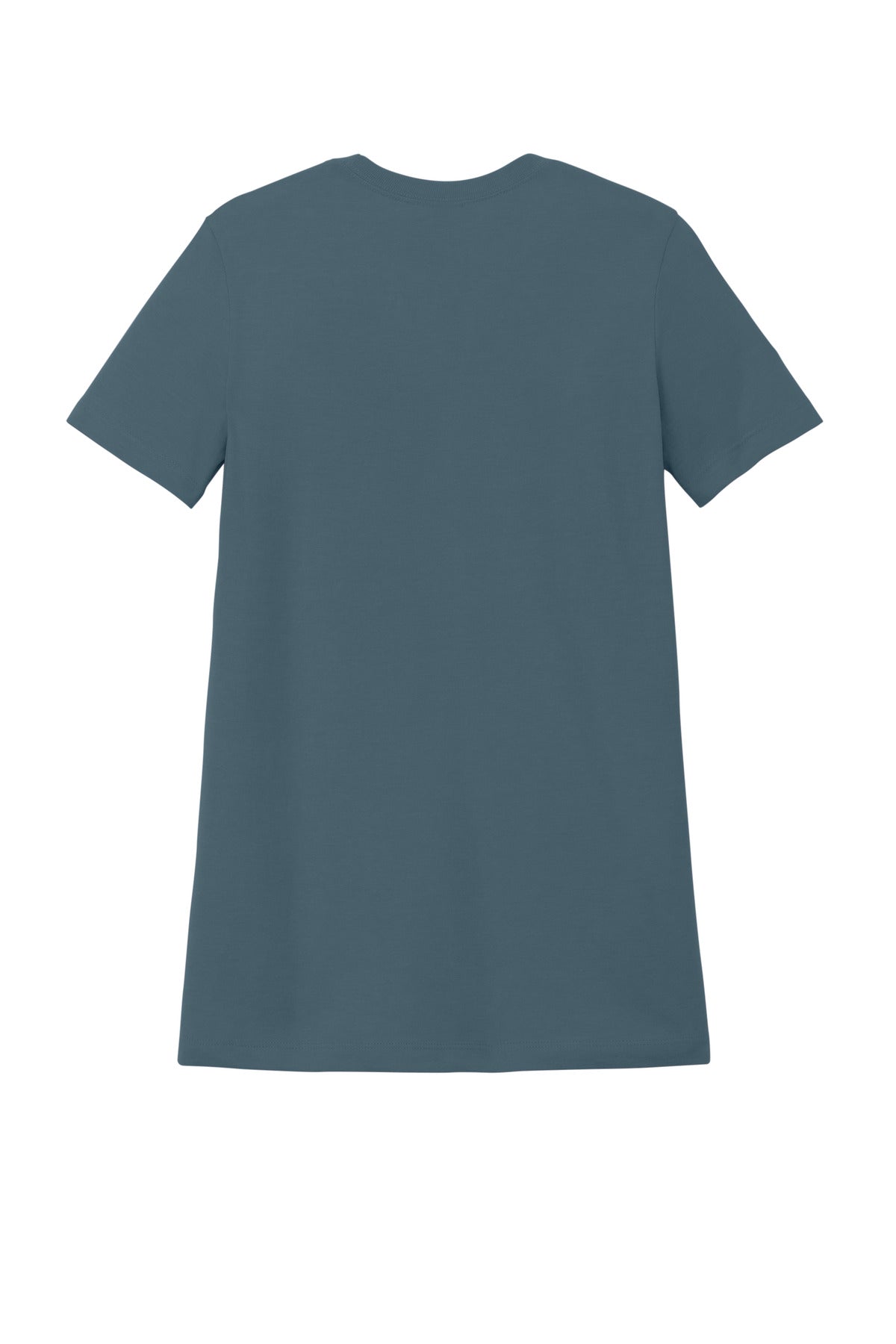 Rear View of SteelBlue Gildan Softstyle Women's CVC T-Shirt 64001LCVC