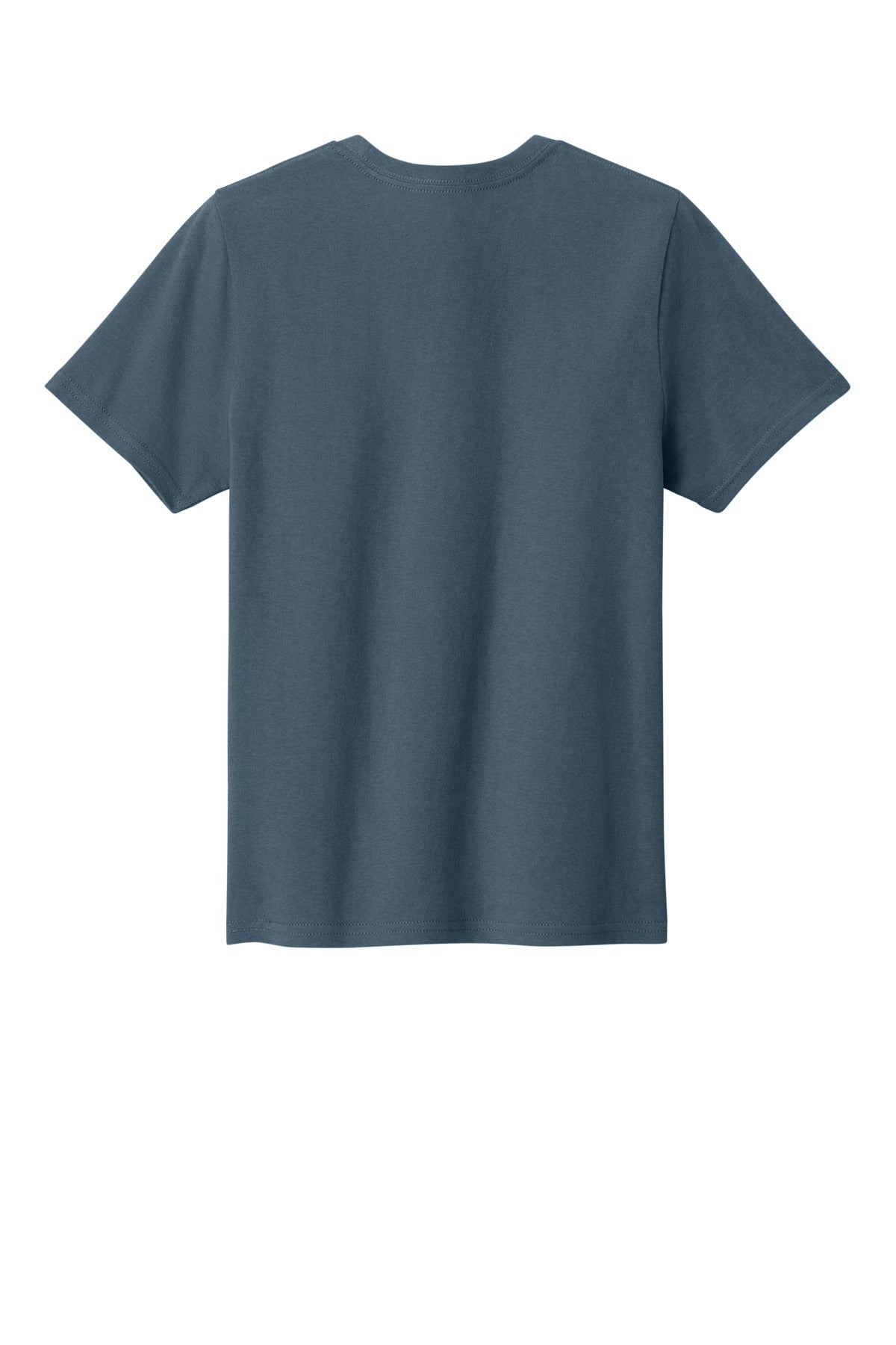Rear View of SteelBlue Port & Co Youth Easy Cotton Tee PC43Y