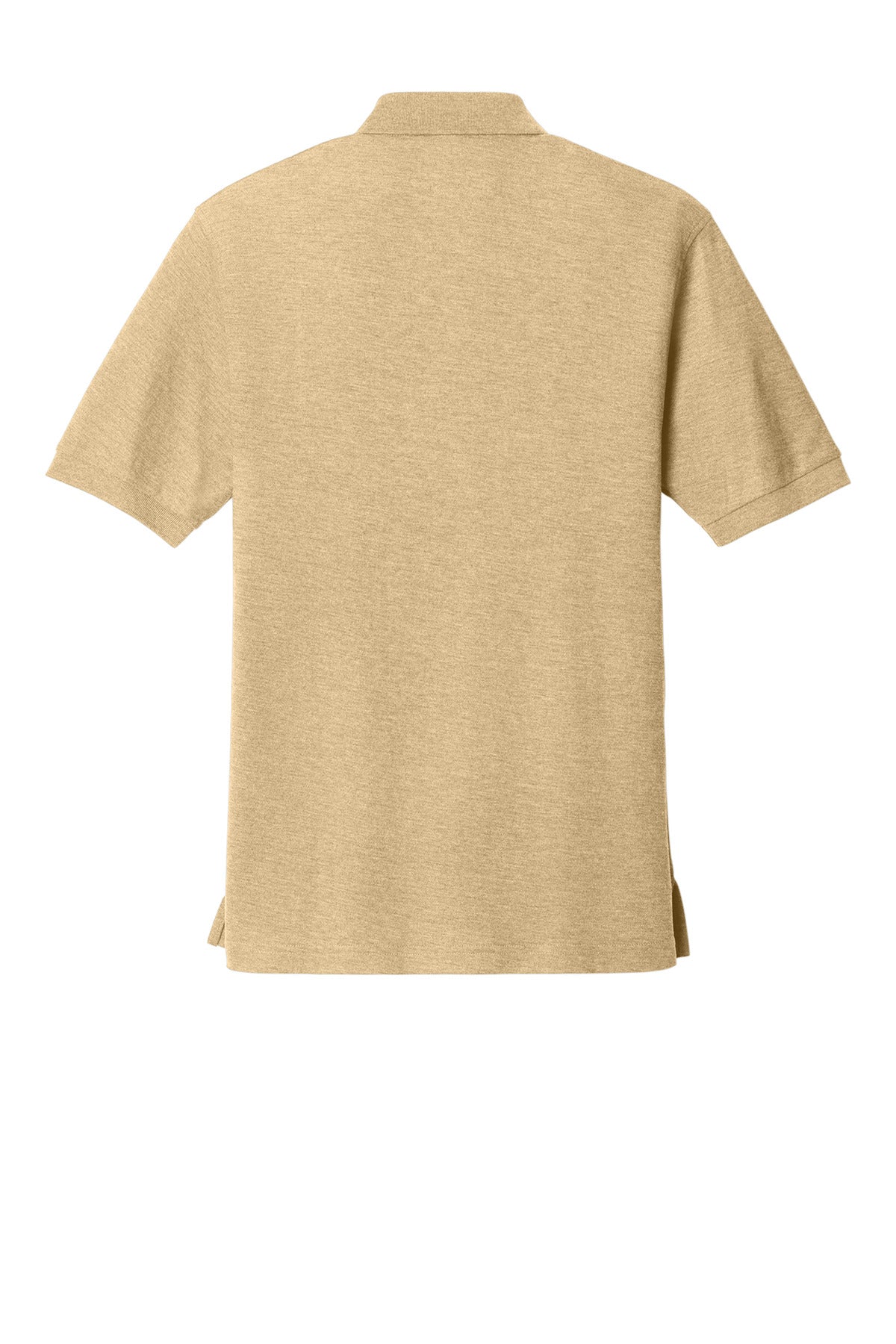 Rear View of Stone Port Authority Extended Size Silk Touch Polo K500ES