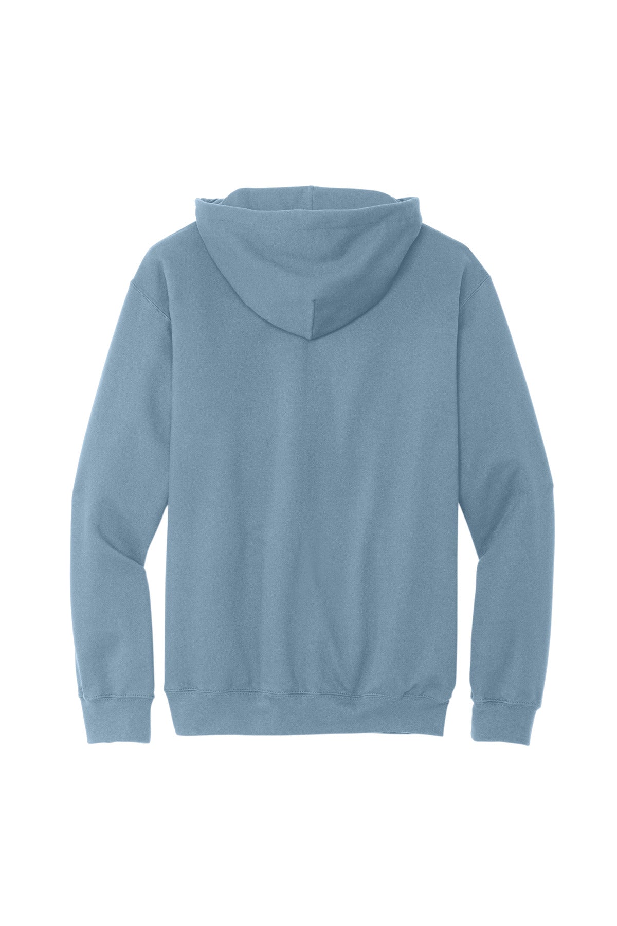 Rear View of StoneBlue Gildan Softstyle Midweight Pullover Hooded Sweatshirt SF500