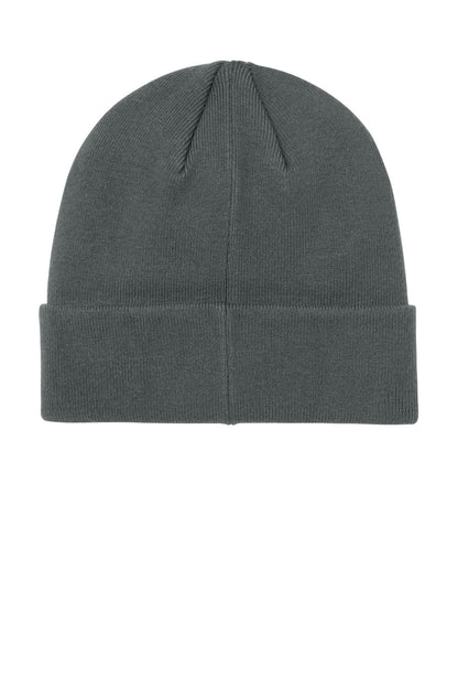 Rear View of StormGrey Mercer+Mettle Soft Blend Beanie MMC150