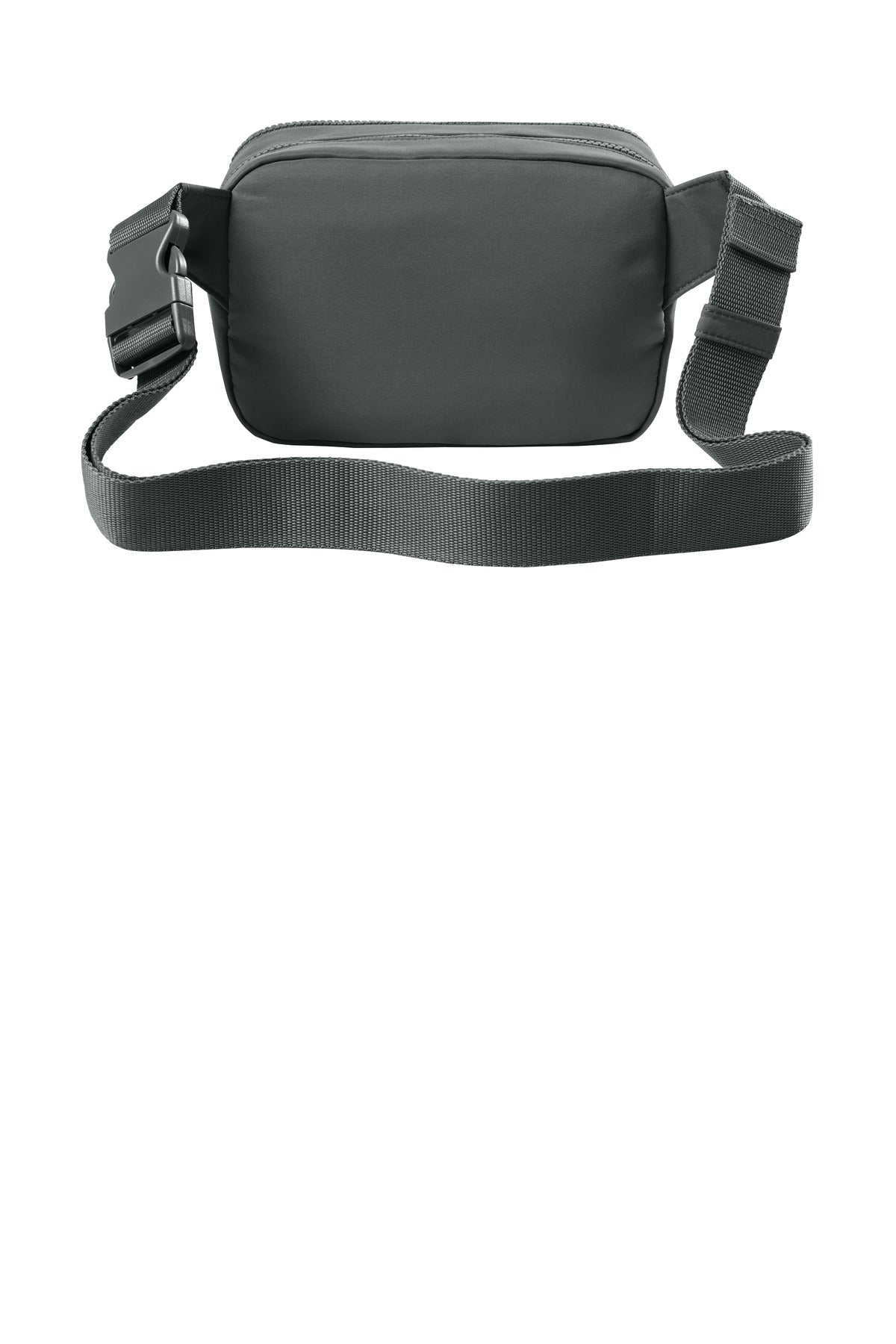 Rear View of StormGrey Port Authority Matte Dual-Compartment Crossbody BG938