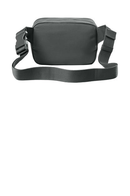 Rear View of StormGrey Port Authority Matte Dual-Compartment Crossbody BG938