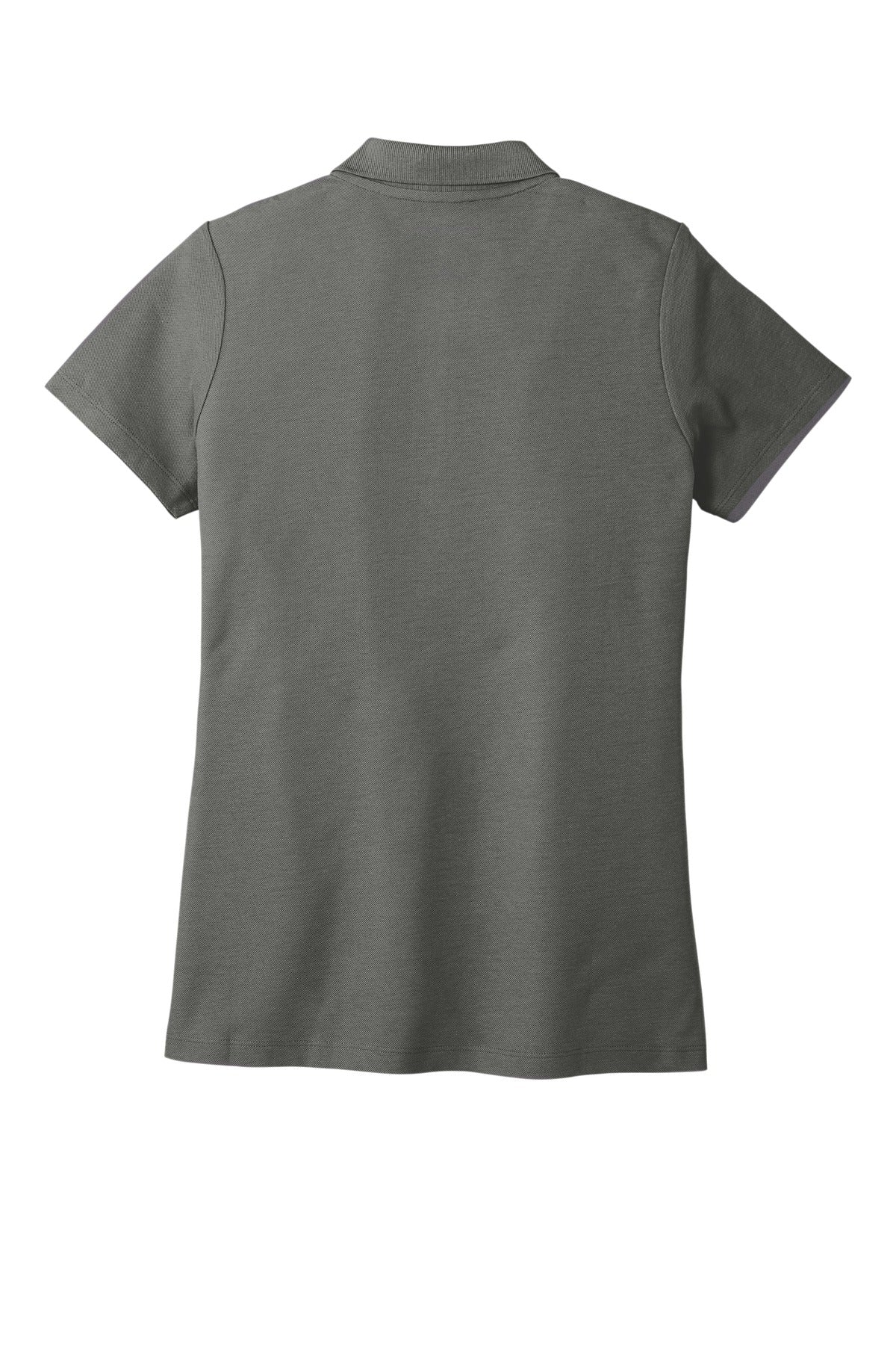 Rear View of StormGrey Port Authority Women's SuperPro React Polo. LK810