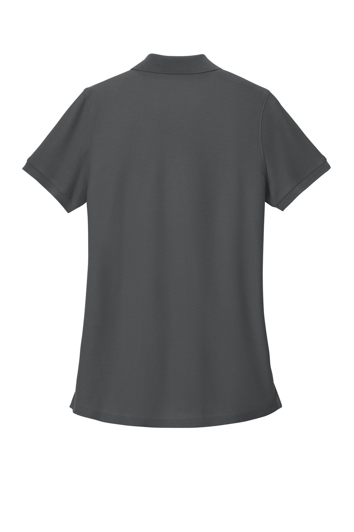 Rear View of StormGrey Port Authority Women's Wearever Signature Pique Polo LK200