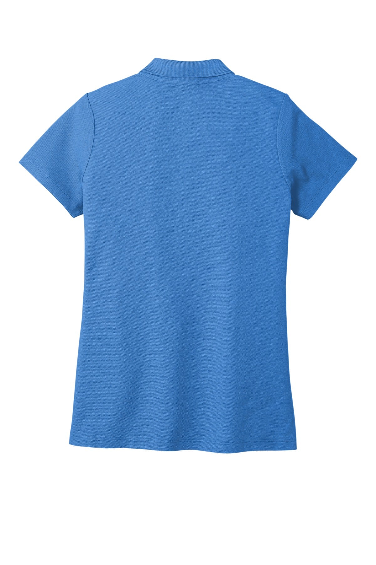 Rear View of StrongBlue Port Authority Women's SuperPro React Polo. LK810