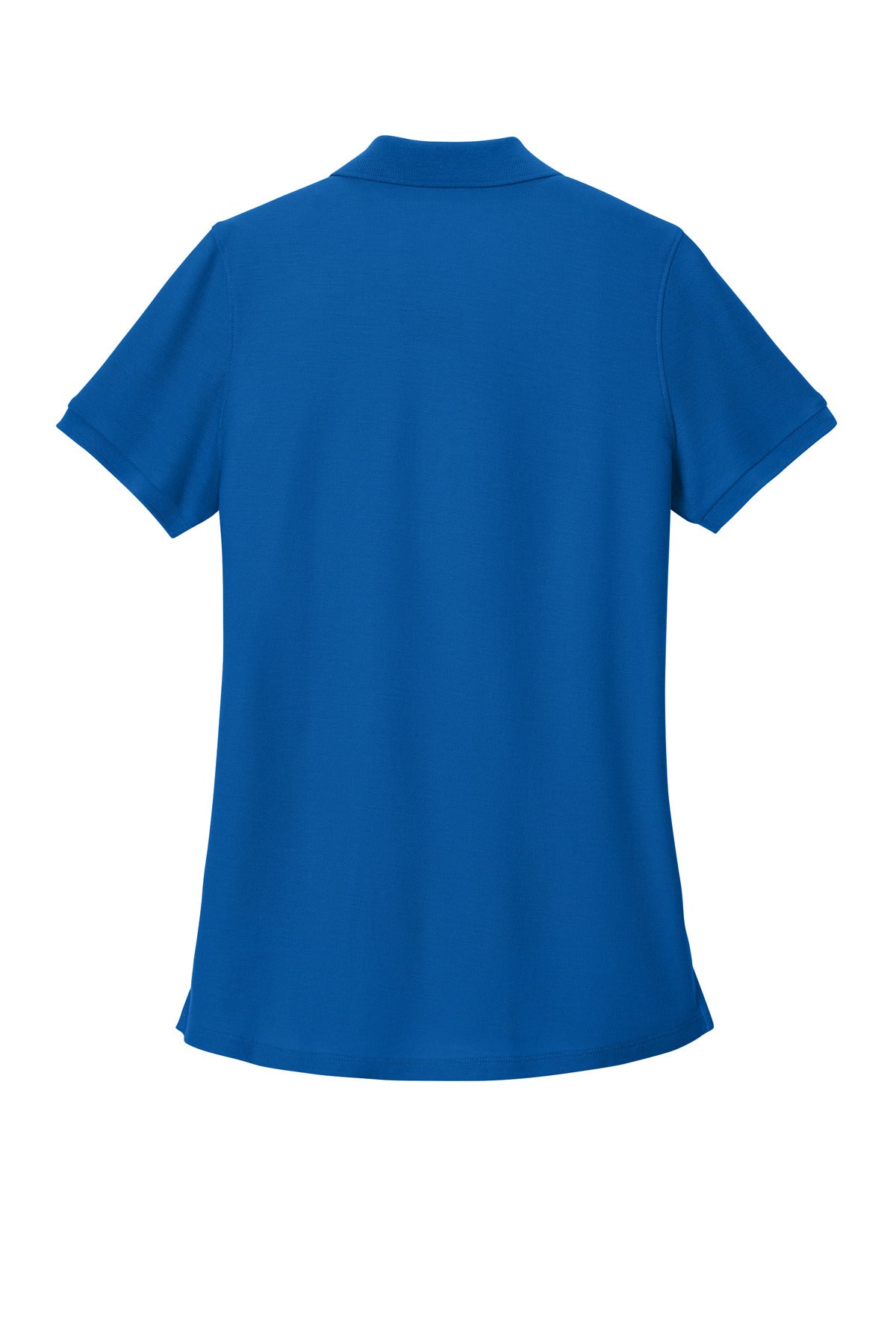 Rear View of StrongBlue Port Authority Women's Wearever Signature Pique Polo LK200