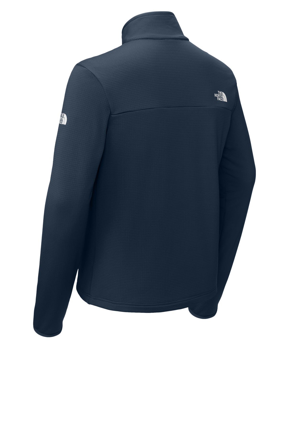Rear View of SummitNavy The North Face Aim 1/4-Zip Fleece NF0A8ENJ