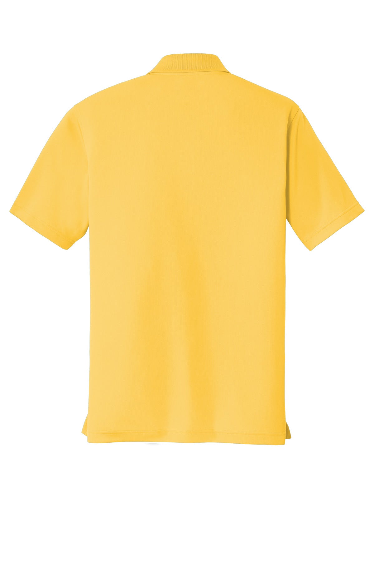 Rear View of Sunburst Yllw Port Authority Dry Zone UV Micro-Mesh Polo. K110
