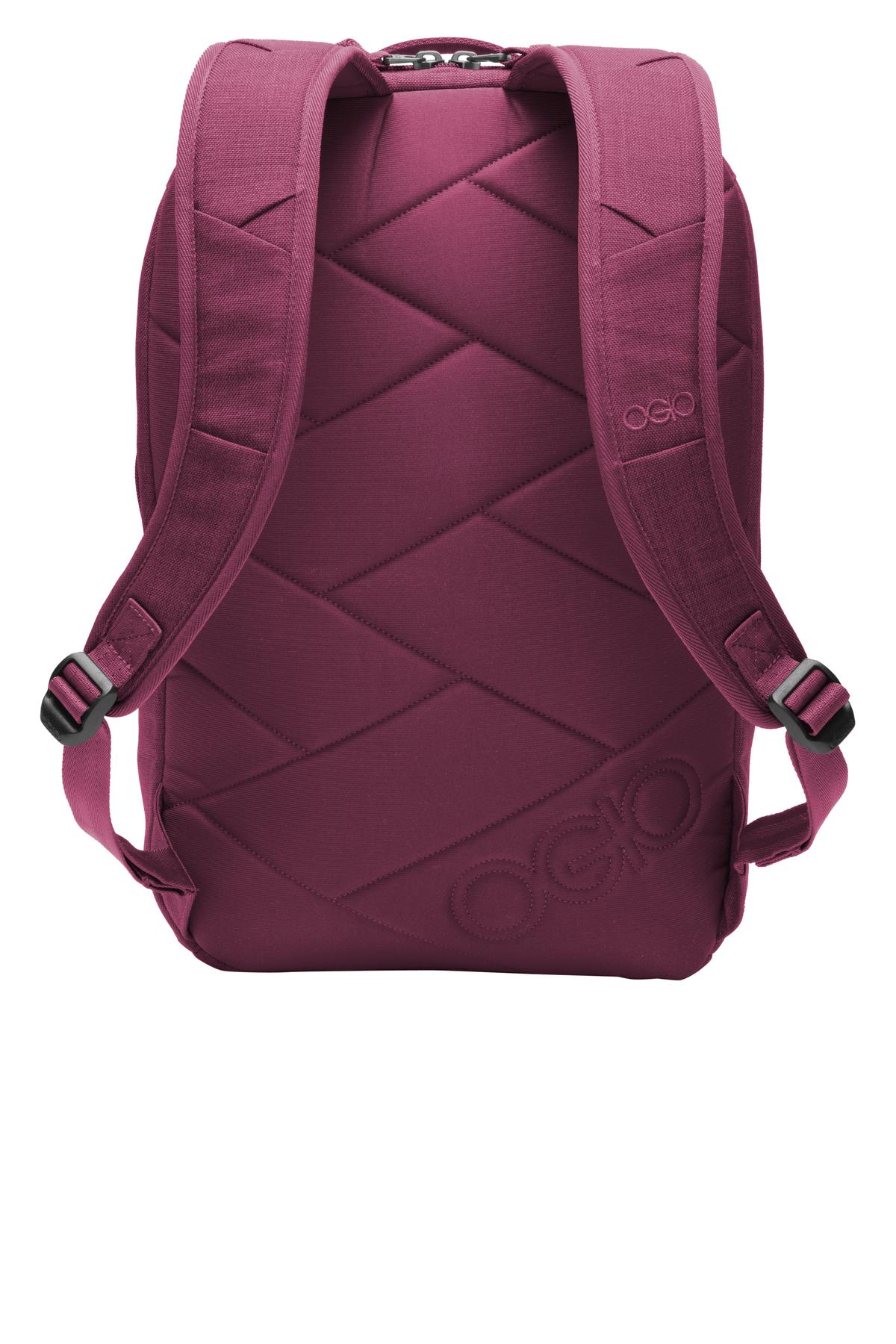 Rear View of Sunset OGIO Ladies Melrose Pack. 414004