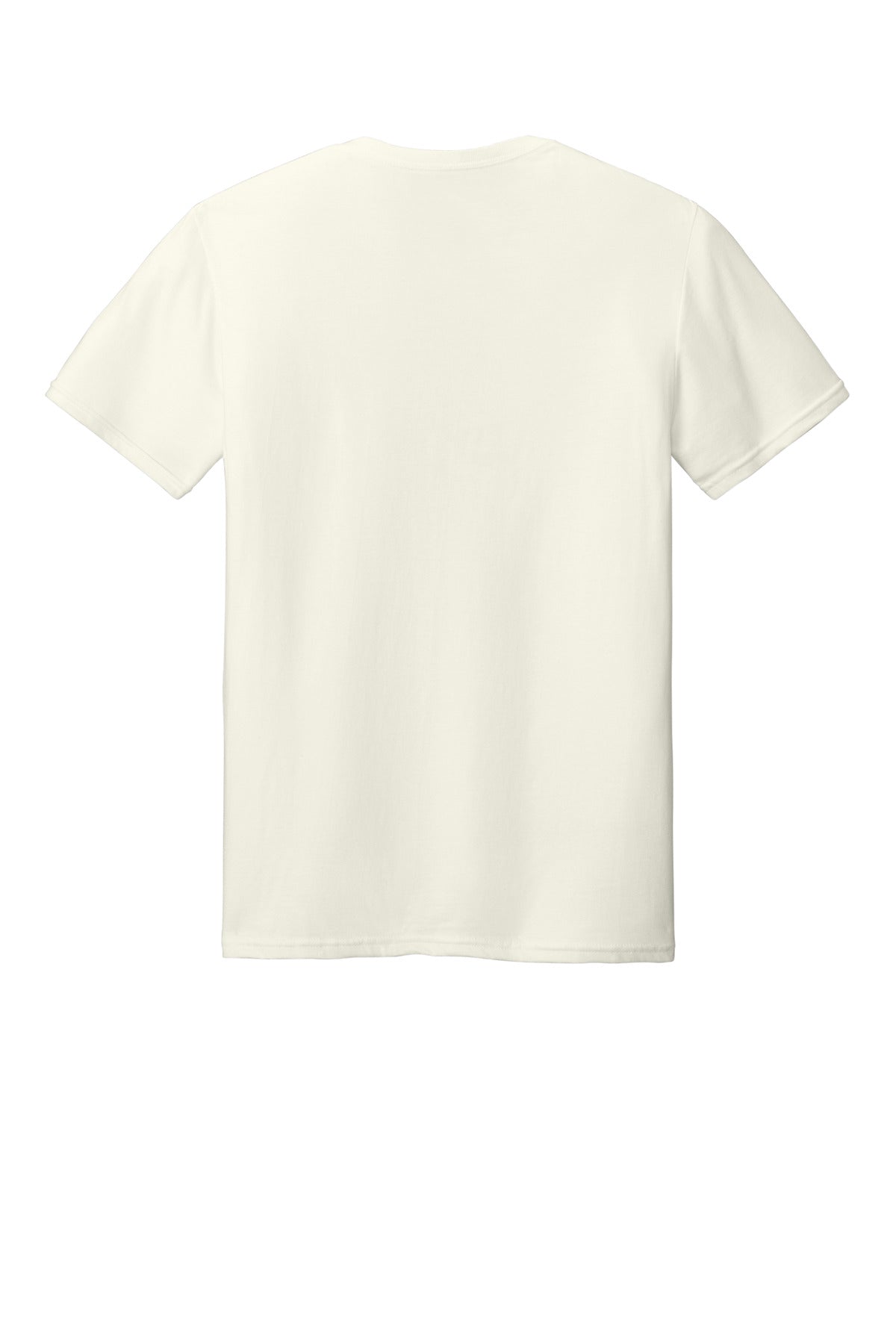 Rear View of SwtCrmHthr Jerzees Ultimate Unisex Ring Spun T-Shirt IC46M