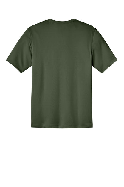 Rear View of TacticalGn CornerStone Workwear Pro Short Sleeve Pocket Tee CS440P