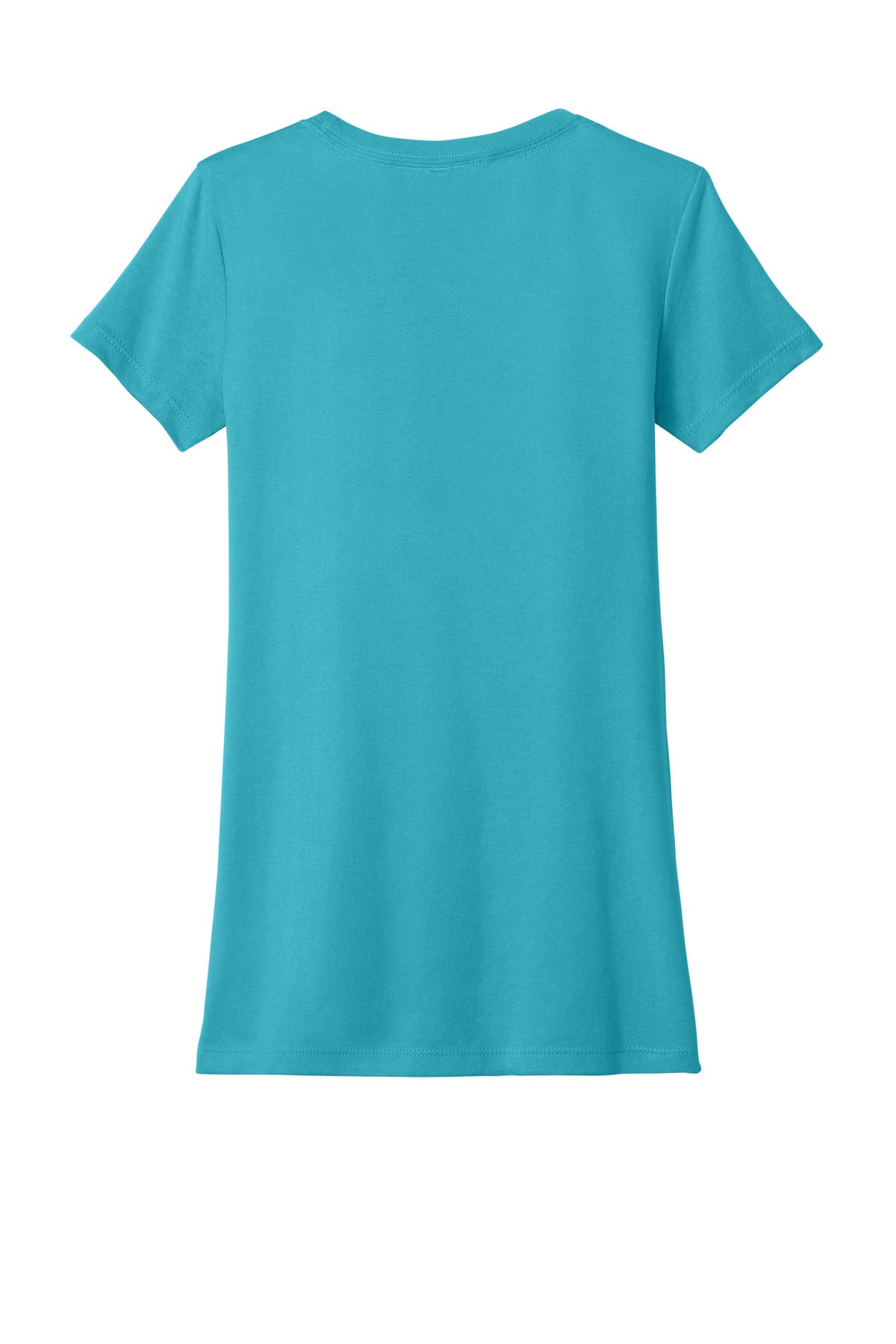 Rear View of TahitiBlue Next Level Apparel Women's Ideal Tee NL1510