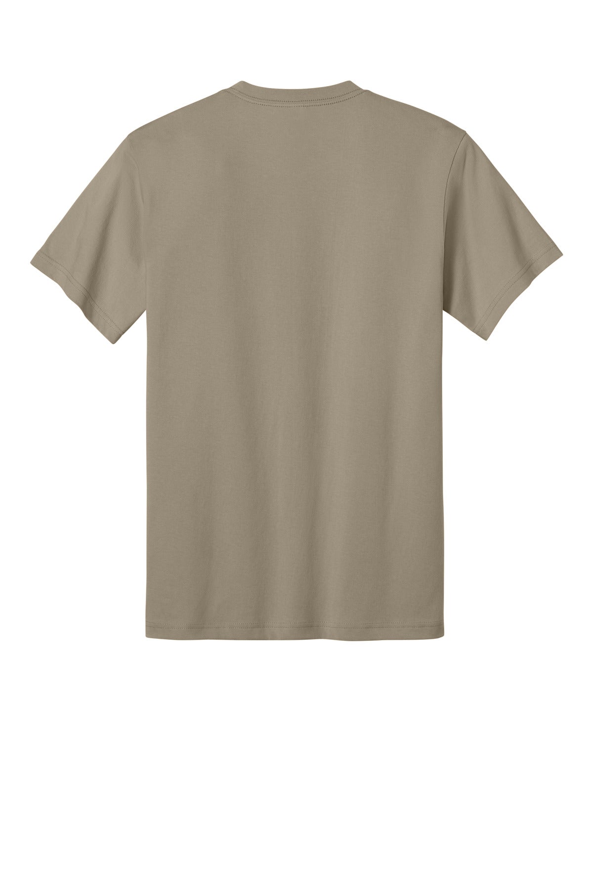 Rear View of Tan Next Level Apparel Ideal Jersey Tee NL1810