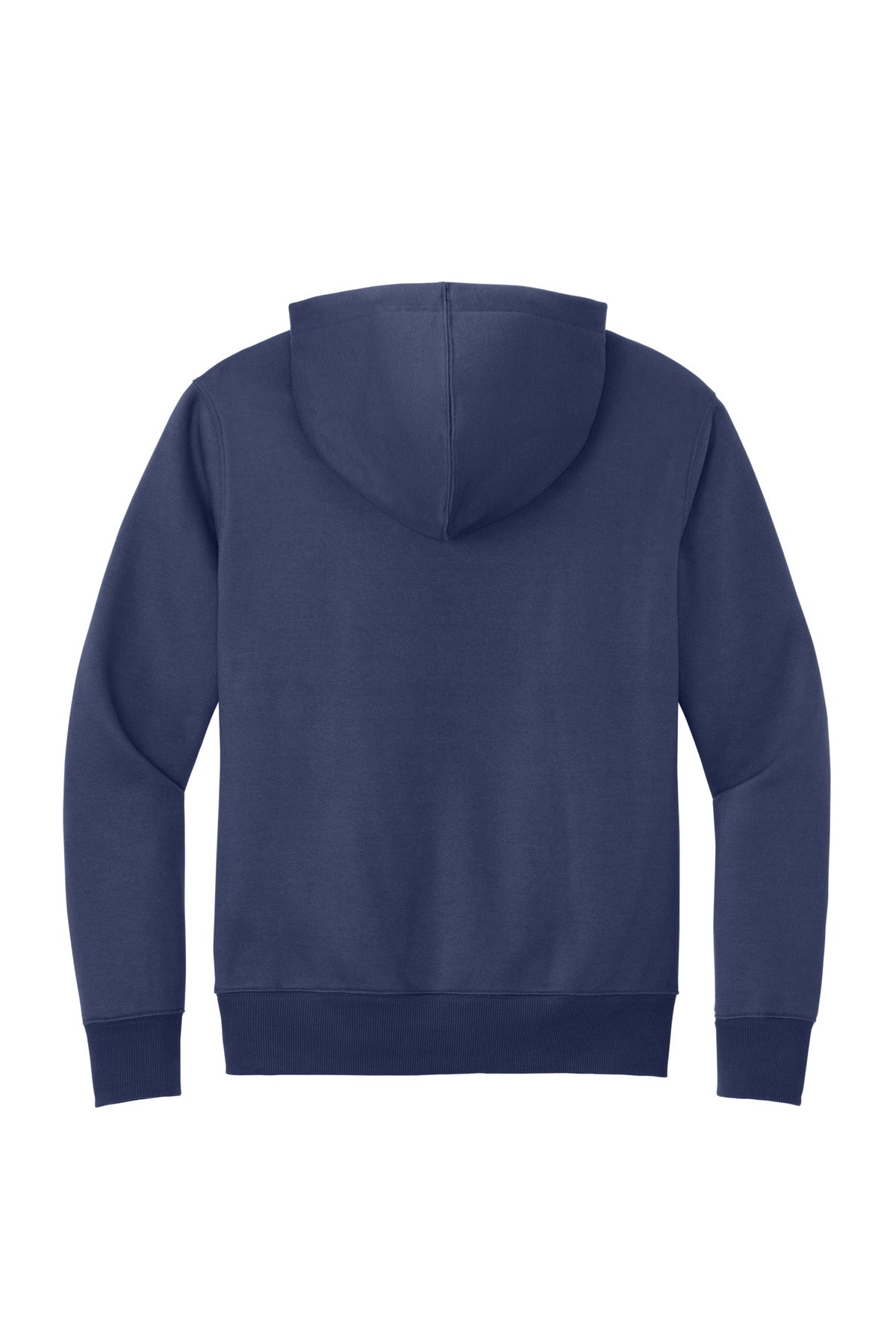Rear View of Tanzanite District Perfect Weight Fleece Hoodie DT1101