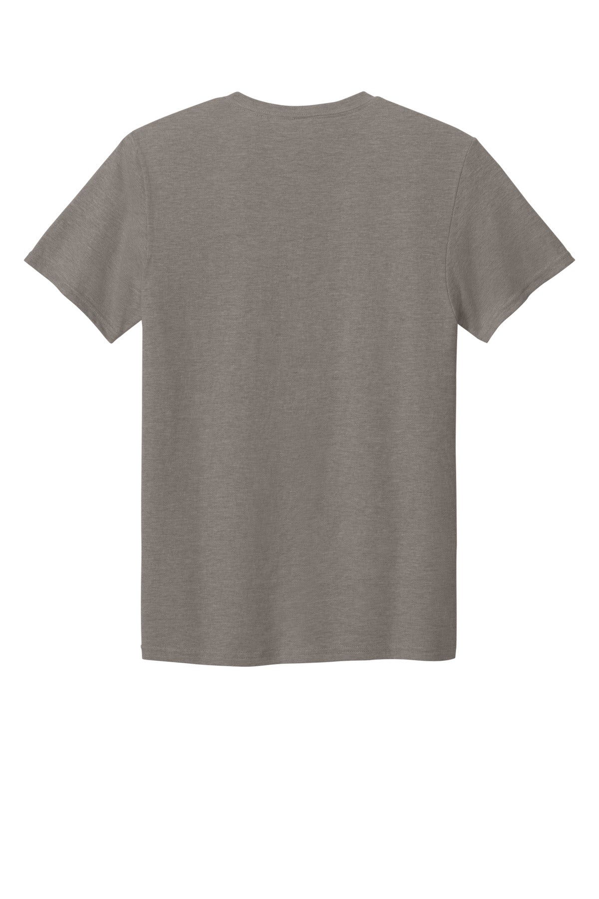 Rear View of TaupeHthr Jerzees Premium Blend Ring Spun T-Shirt 560M