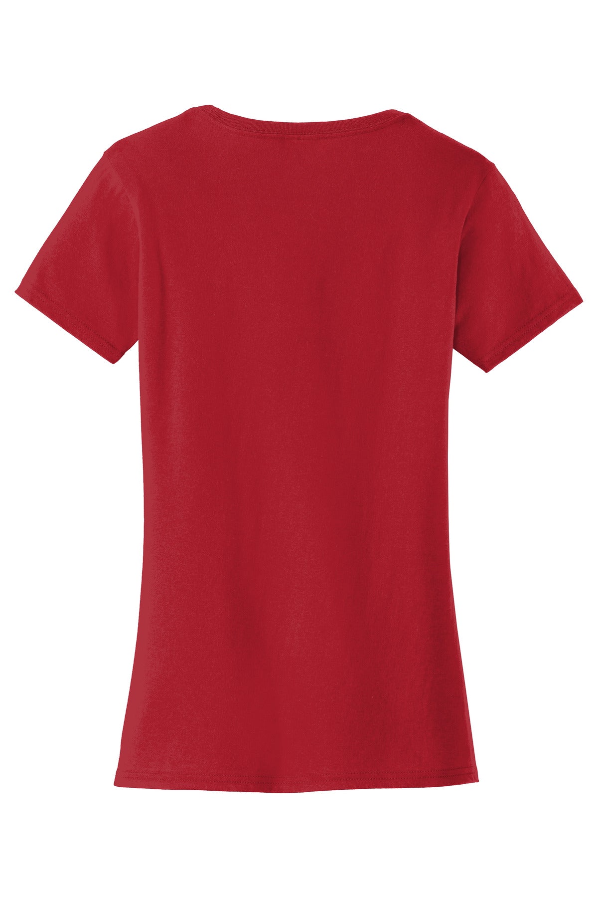 Rear View of Team Cardinal Port & Co Women's Fan Favorite Tee. LPC450