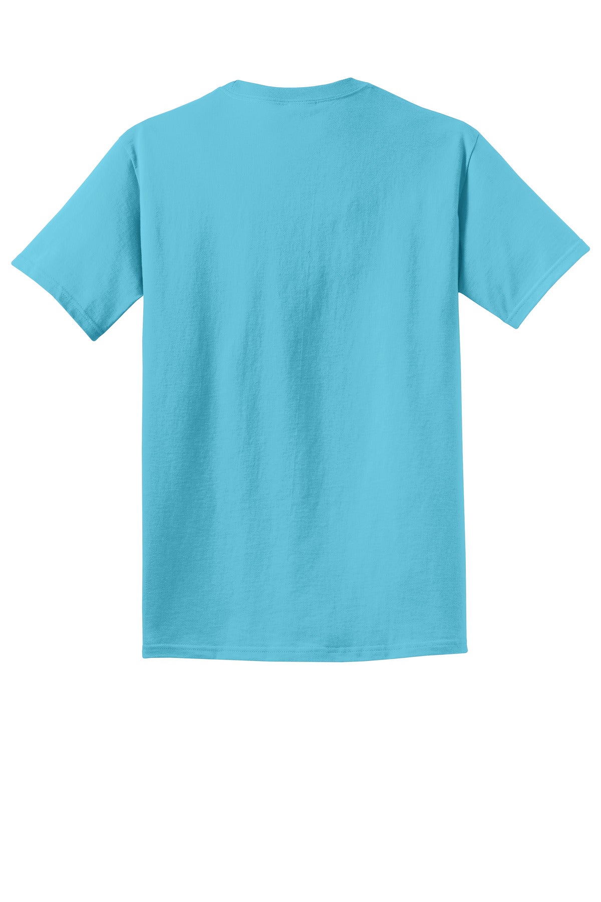 Rear View of Tidal Wave Port & Co Beach Wash Garment-Dyed Tee. PC099
