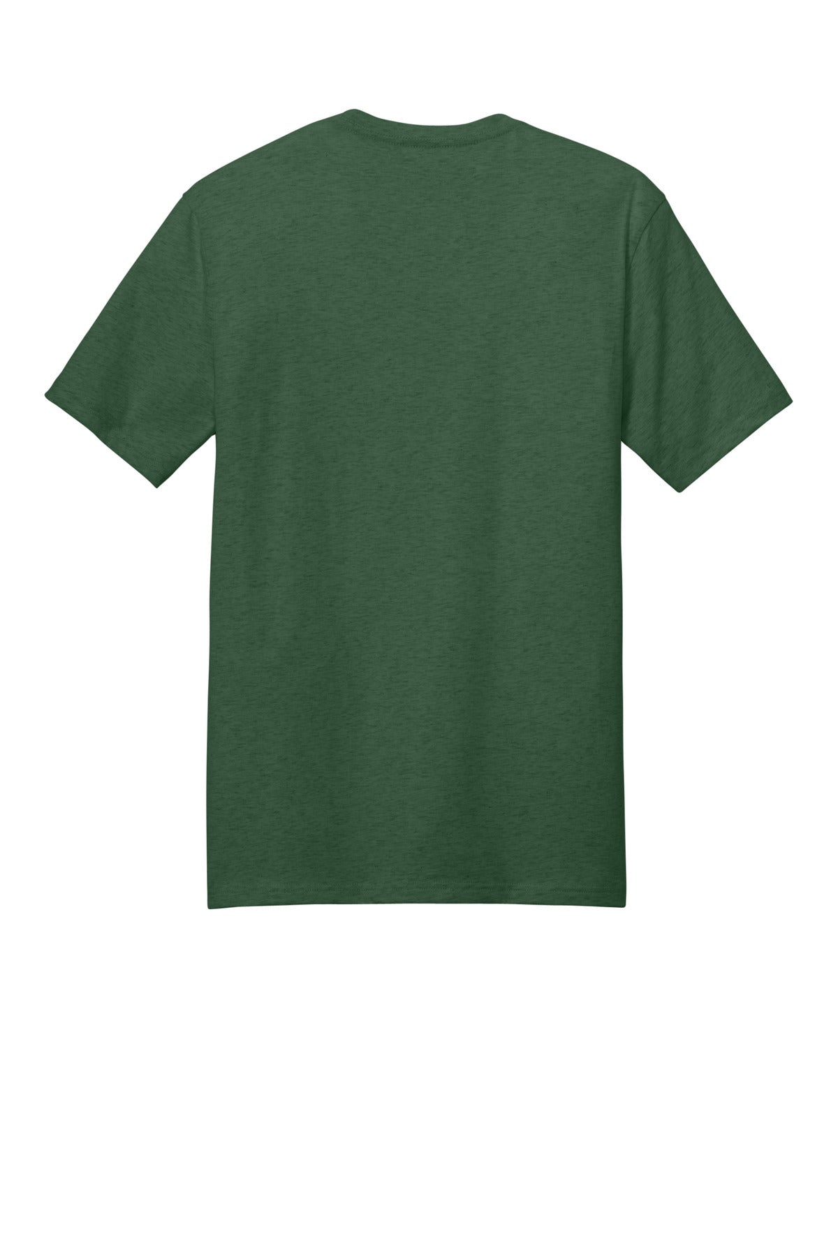 Rear View of TmbrGrnHtr District Perfect Weight Tee. DT104