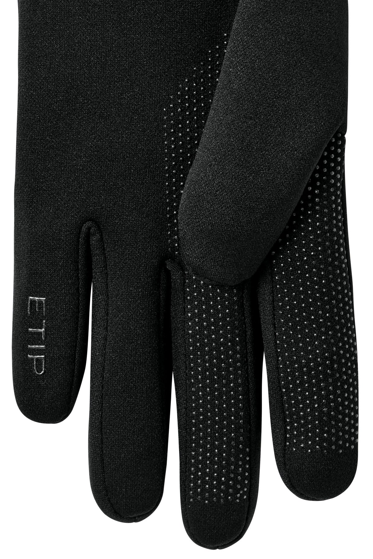 Rear View of TNFBlack The North Face Etip Recycled Glove NF0A4SHA