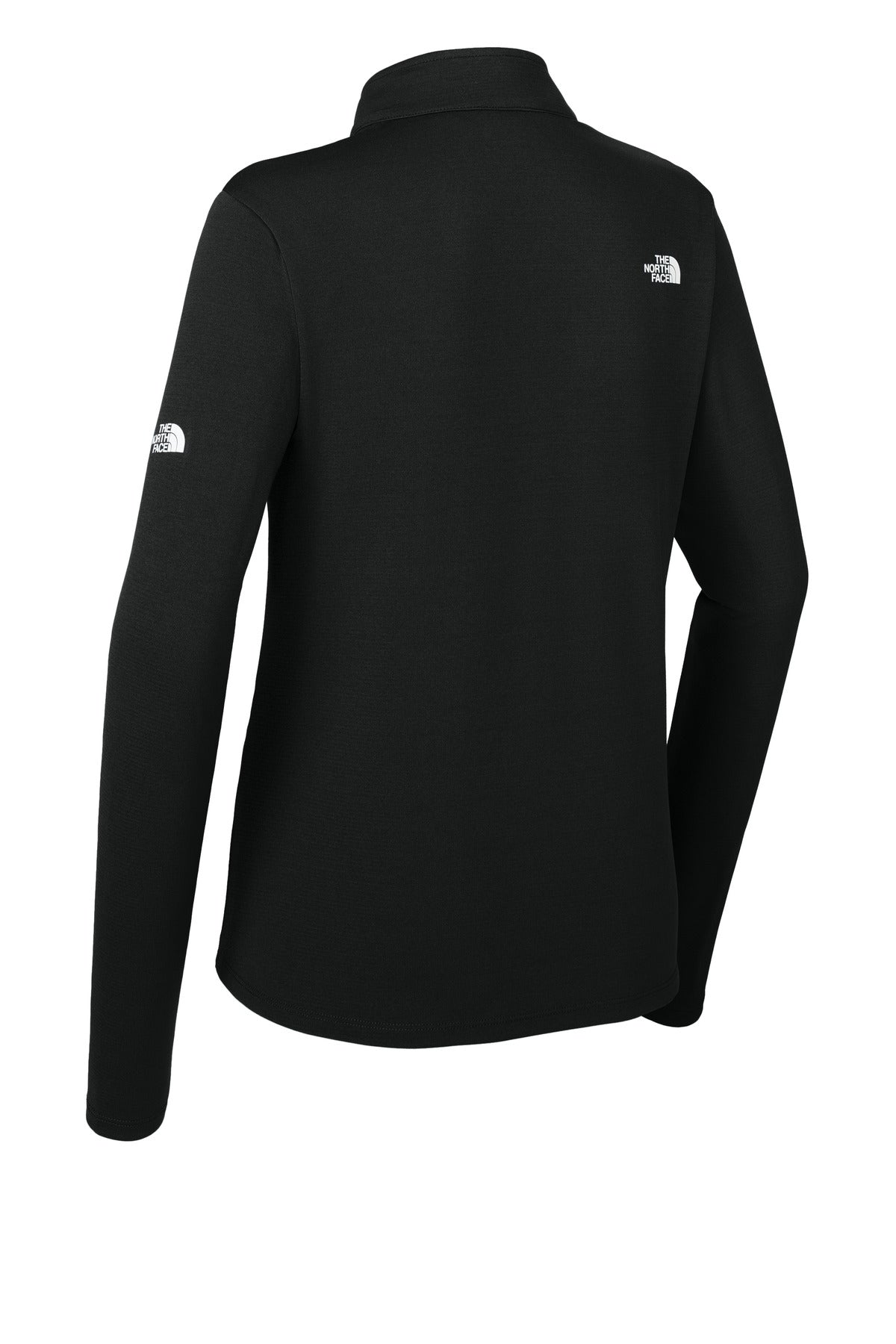 Rear View of TNFBlack The North Face Women's Ambition 1/4-Zip NF0A8ENQ