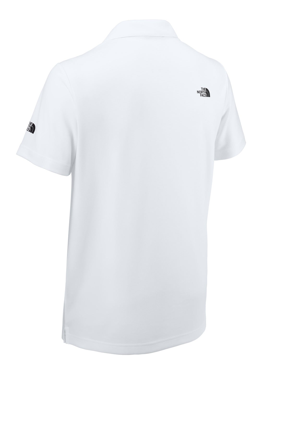 Rear View of TNFWhite The North Face Ambition Polo NF0A8ENM