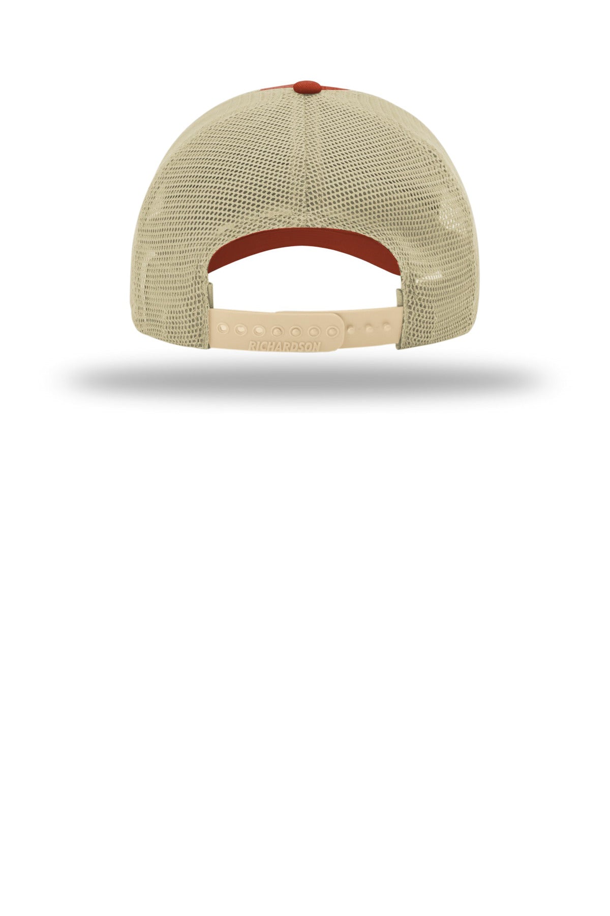 Rear View of TOrange/Kh Richardson Garment Washed Trucker 111