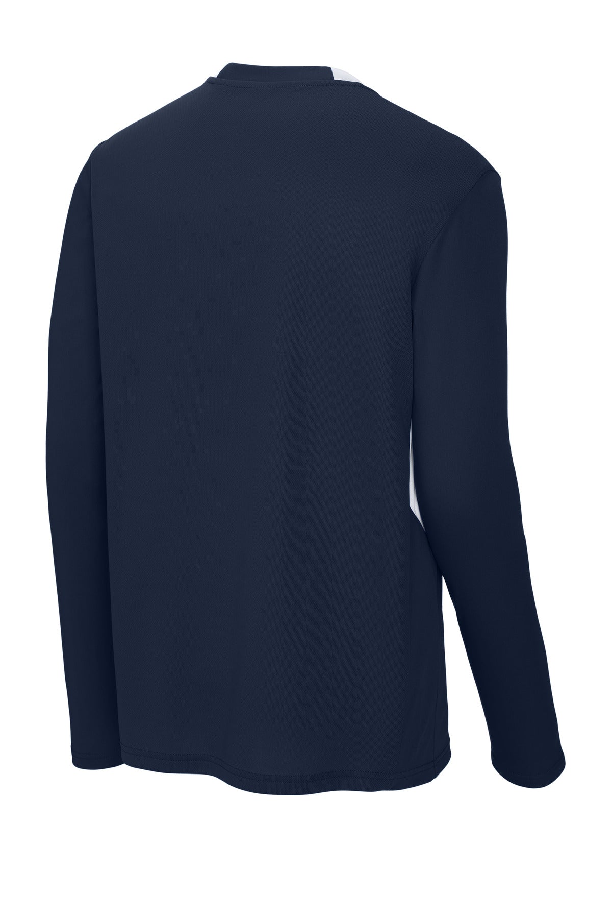 Rear View of TrNv/White Sport-Tek Club 1/4-Zip Pullover ST443