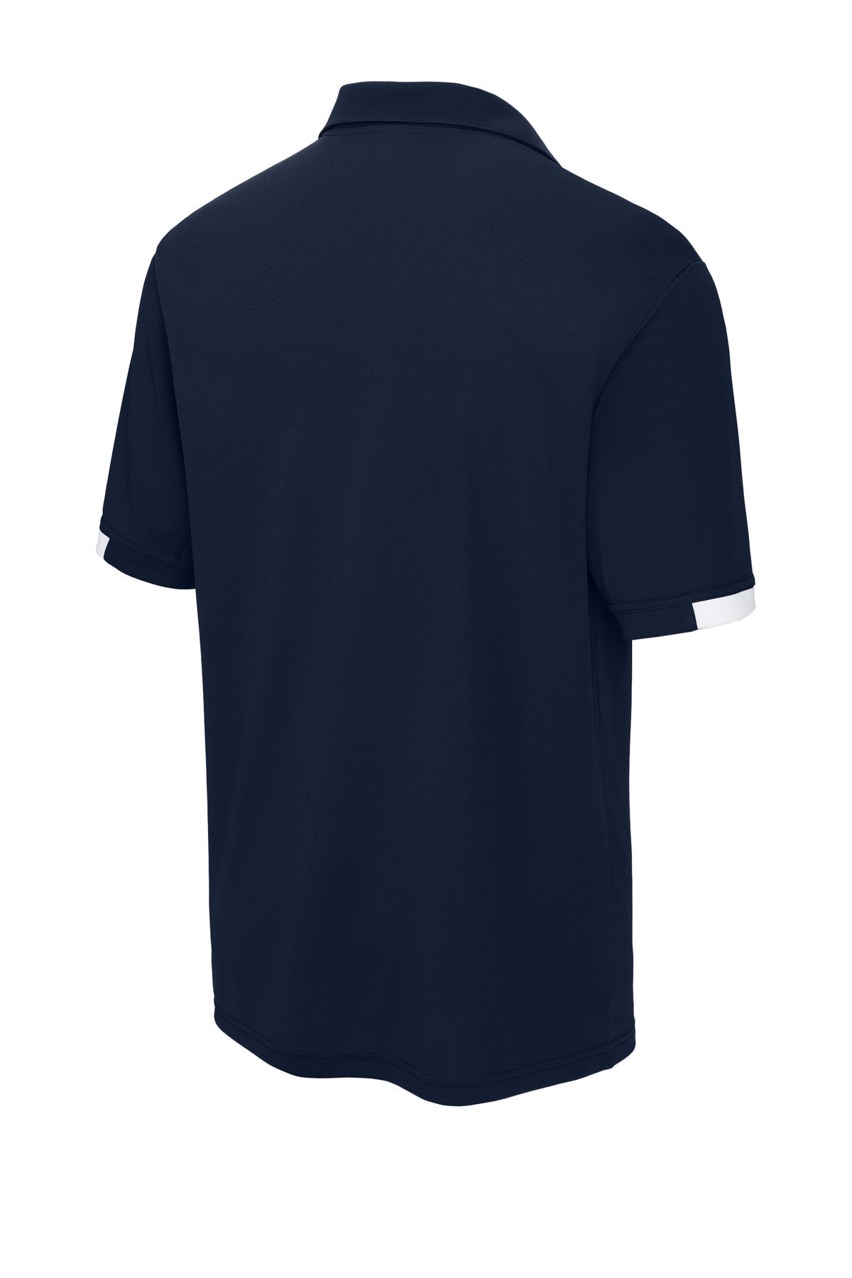 Rear View of TrNv/White Sport-Tek Club Colorblock Polo ST444