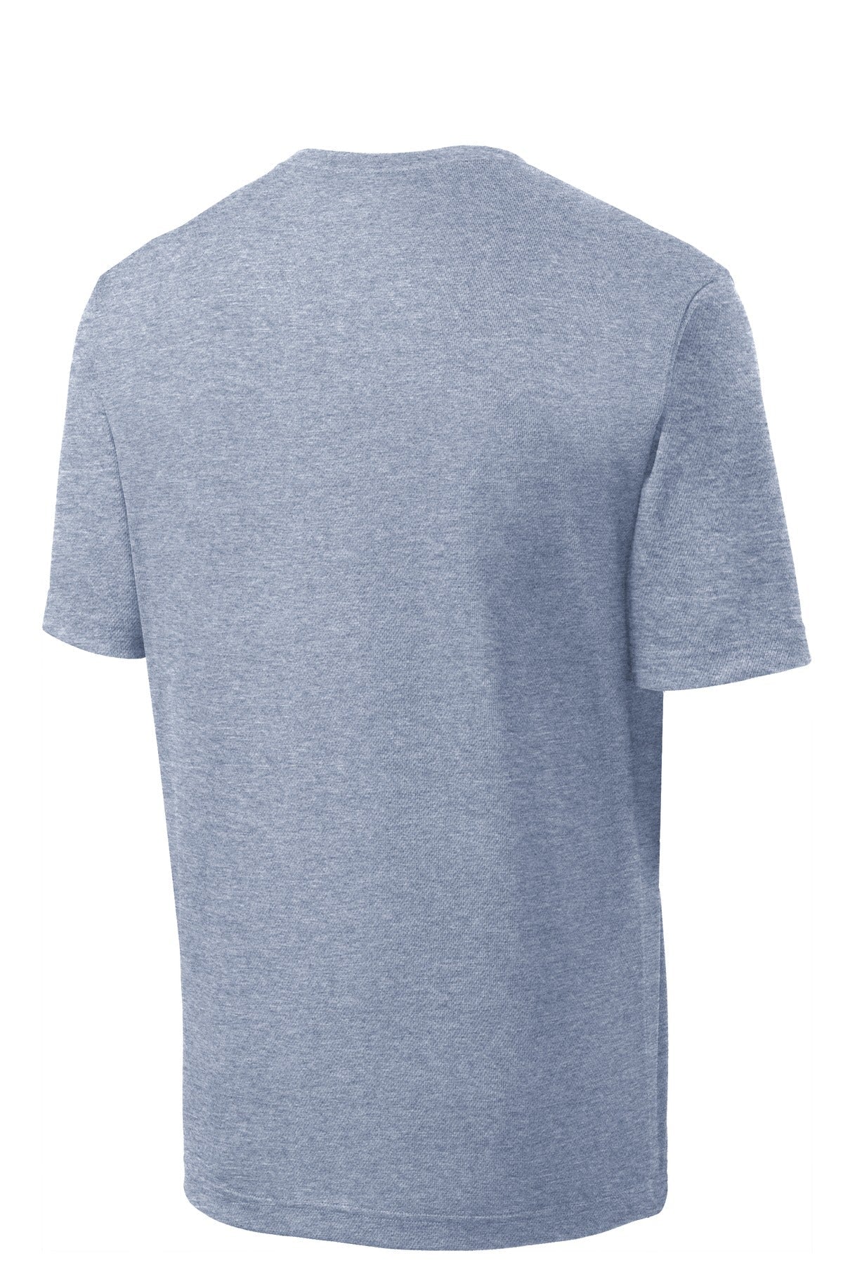 Rear View of True Navy Hthr Sport-Tek PosiCharge RacerMesh Tee. ST340