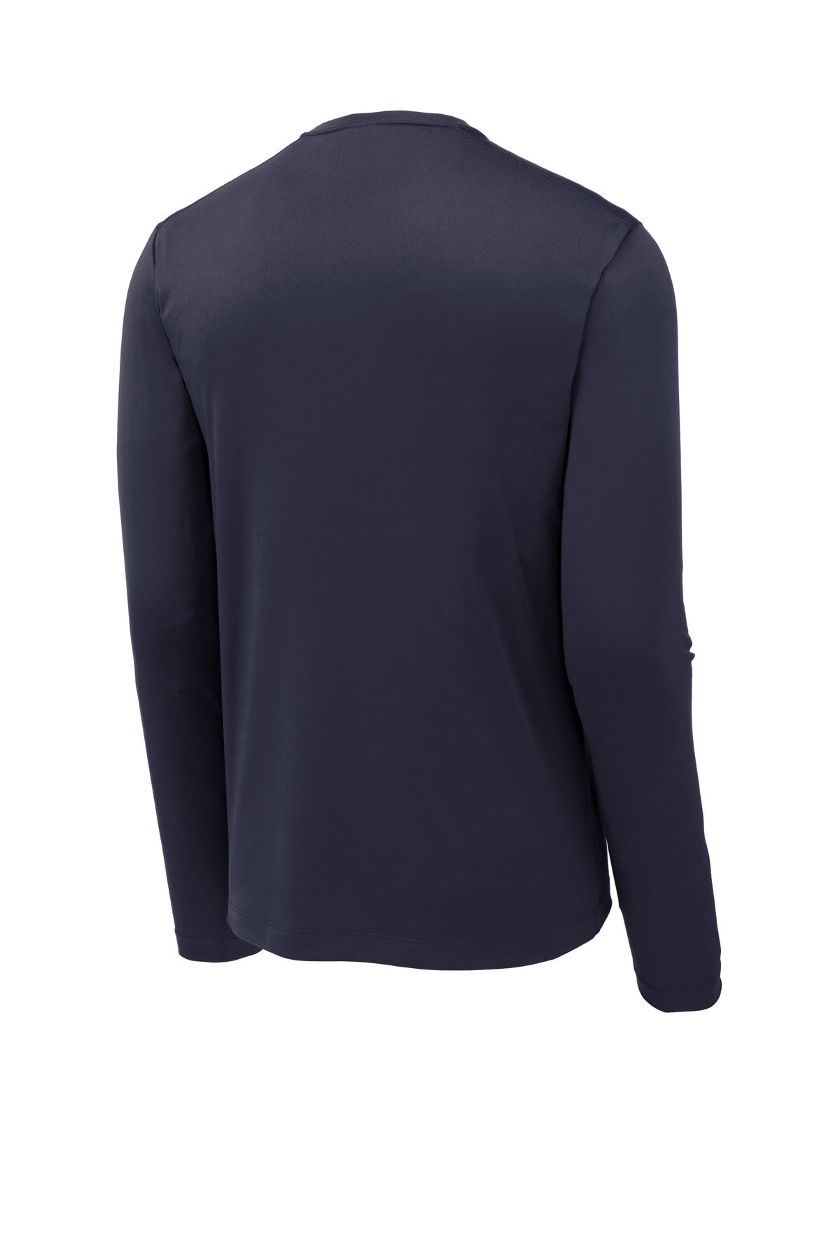 Rear View of True Navy Sport-Tek Posi-UV Pro Long Sleeve Tee. ST420LS
