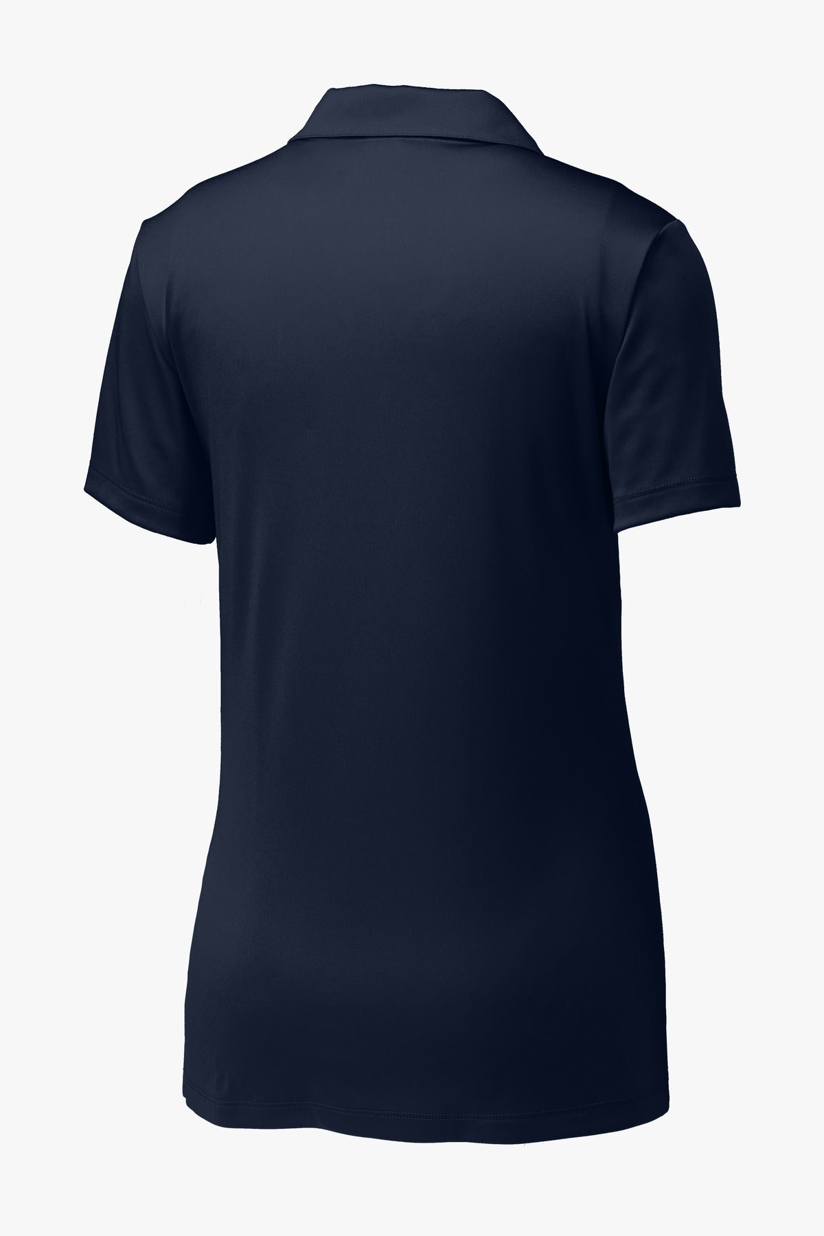 Rear View of True Navy Sport-Tek Women's PosiCharge Competitor Polo. LST550