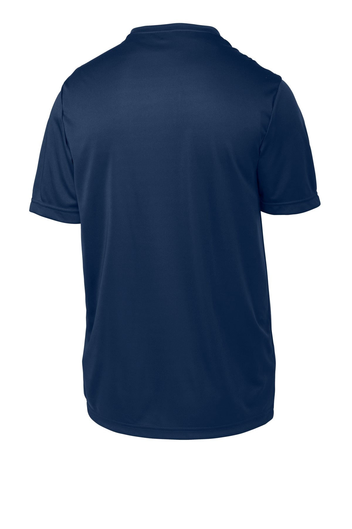 Rear View of True Navy Sport-Tek Youth PosiCharge Competitor Tee. YST350