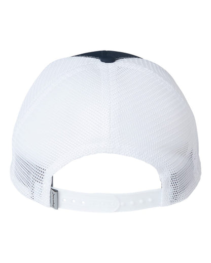 Rear View of True Navy/ White The Original Sport Mesh Cap - X210SM