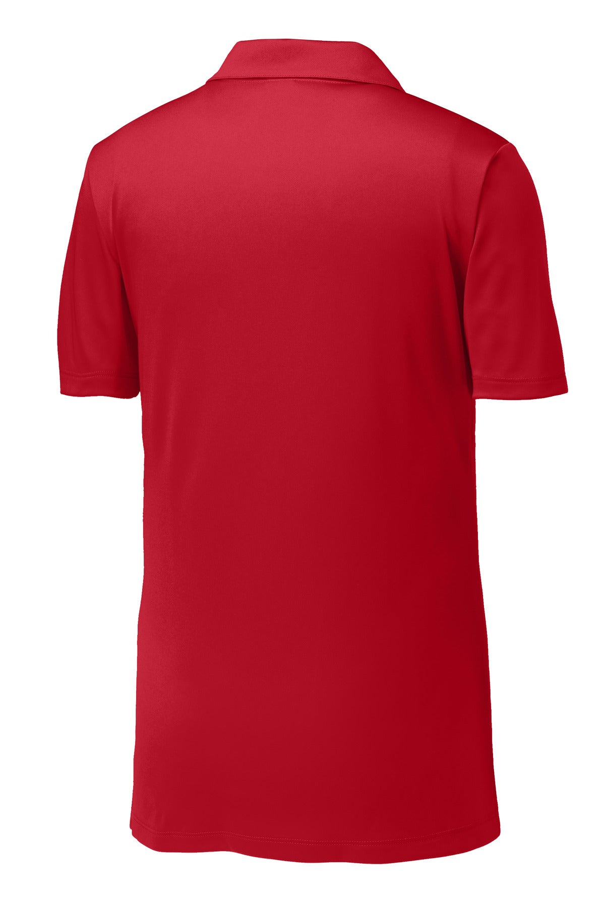 Rear View of True Red Sport-Tek PosiCharge Competitor Polo. ST550