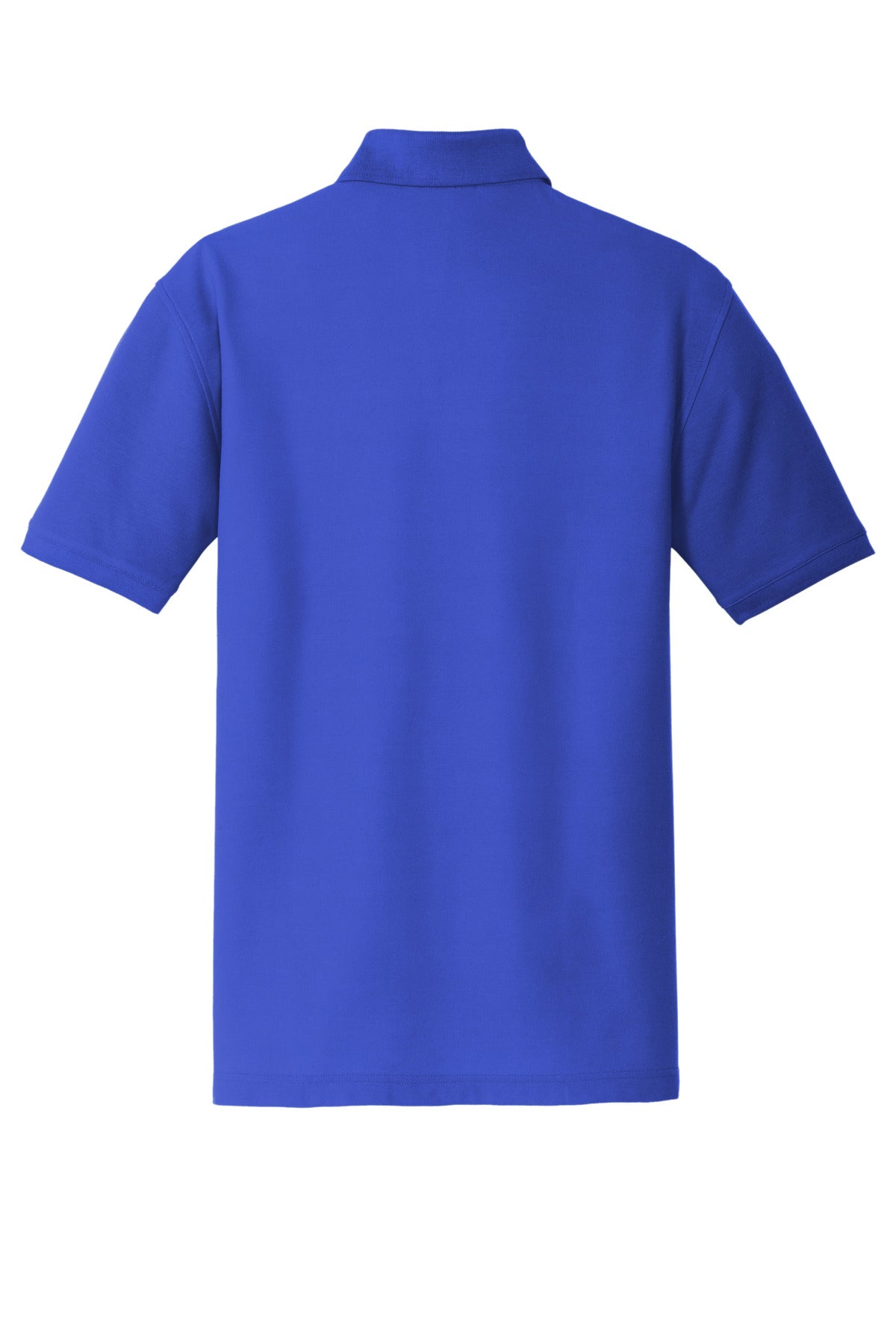 Rear View of True Royal Port Authority Core Classic Pique Polo. K100