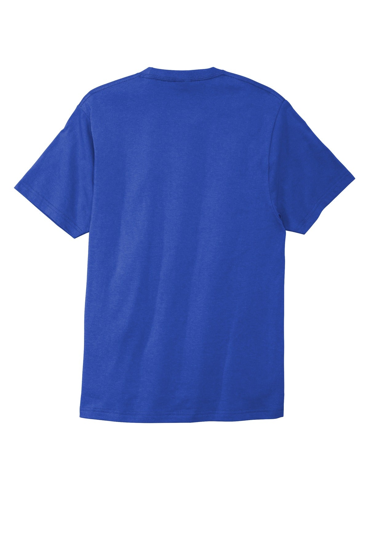 Rear View of True Royal Port & Co Bouncer Tee PC600