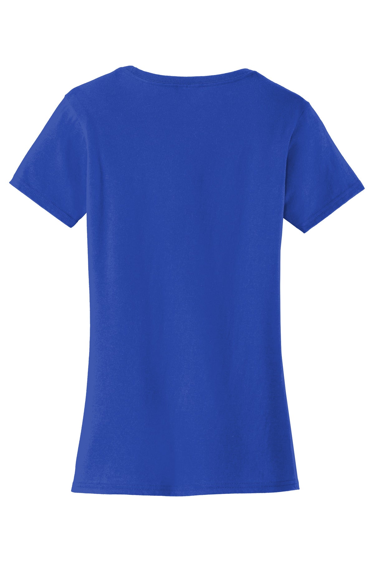Rear View of True Royal Port & Co Women's Fan Favorite Tee. LPC450
