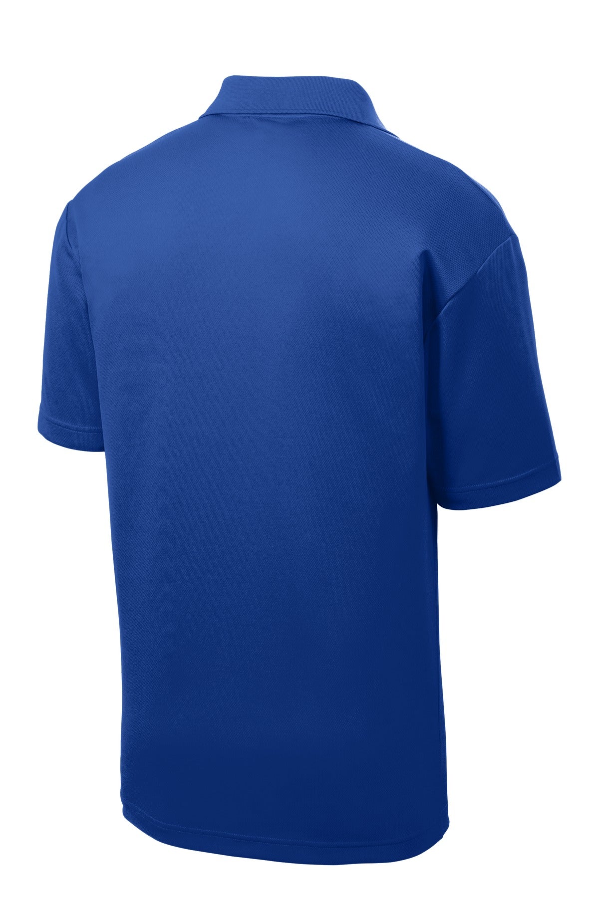 Rear View of True Royal Sport-Tek PosiCharge RacerMesh Polo. ST640