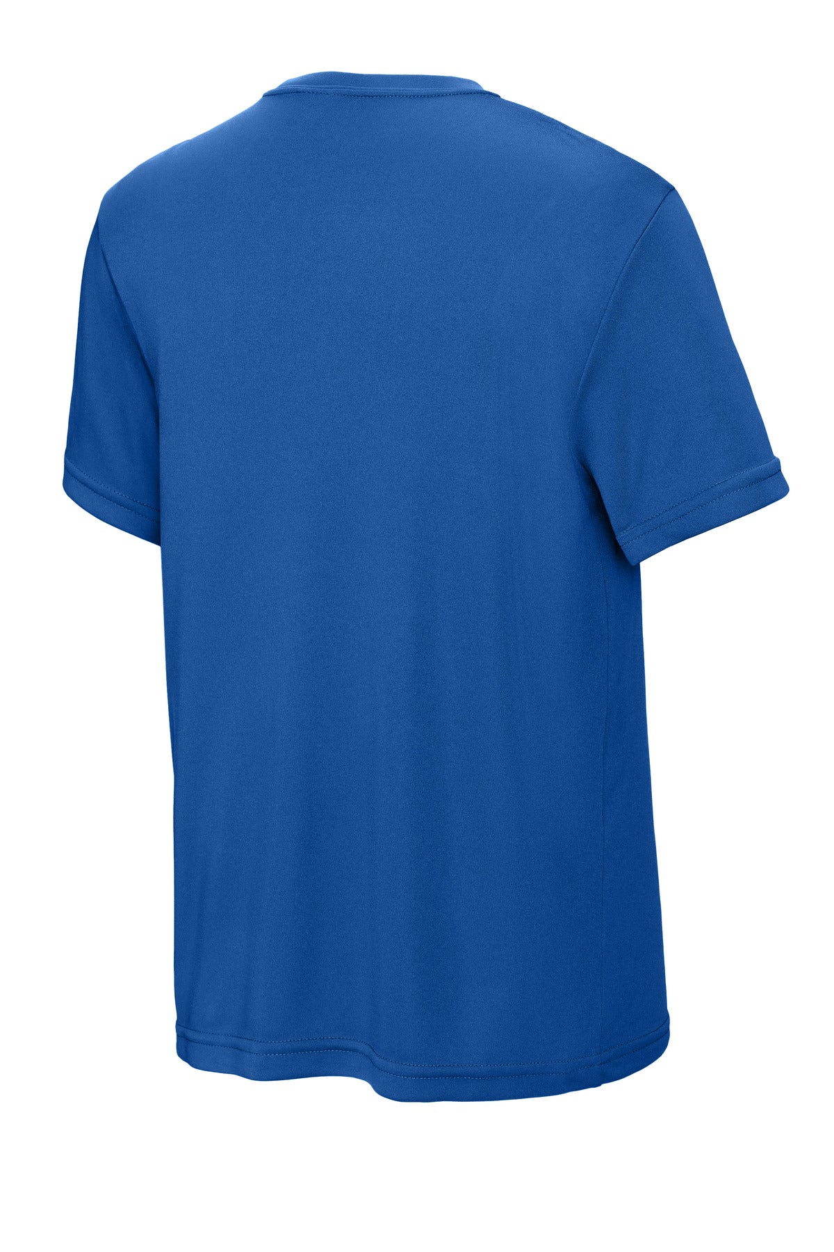 Rear View of True Royal Sport-Tek Youth PosiCharge Competitor Tee. YST350