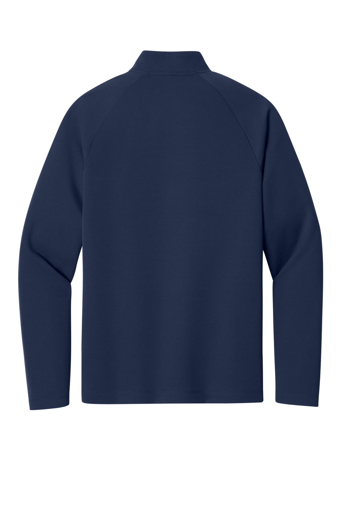 Rear View of TrueNavy New Era Stand Out 1/4-Zip NEA515