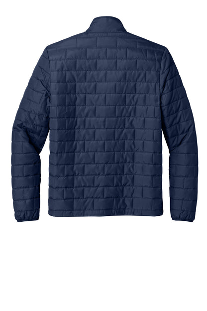 Rear View of TrueNavy Port Authority C-FREE Brick Jacket J854