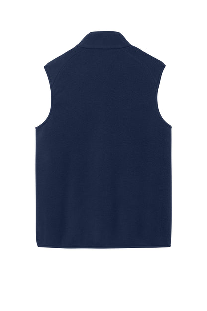 Rear View of TrueNavy Port Authority C-FREE Fleece Vest F702