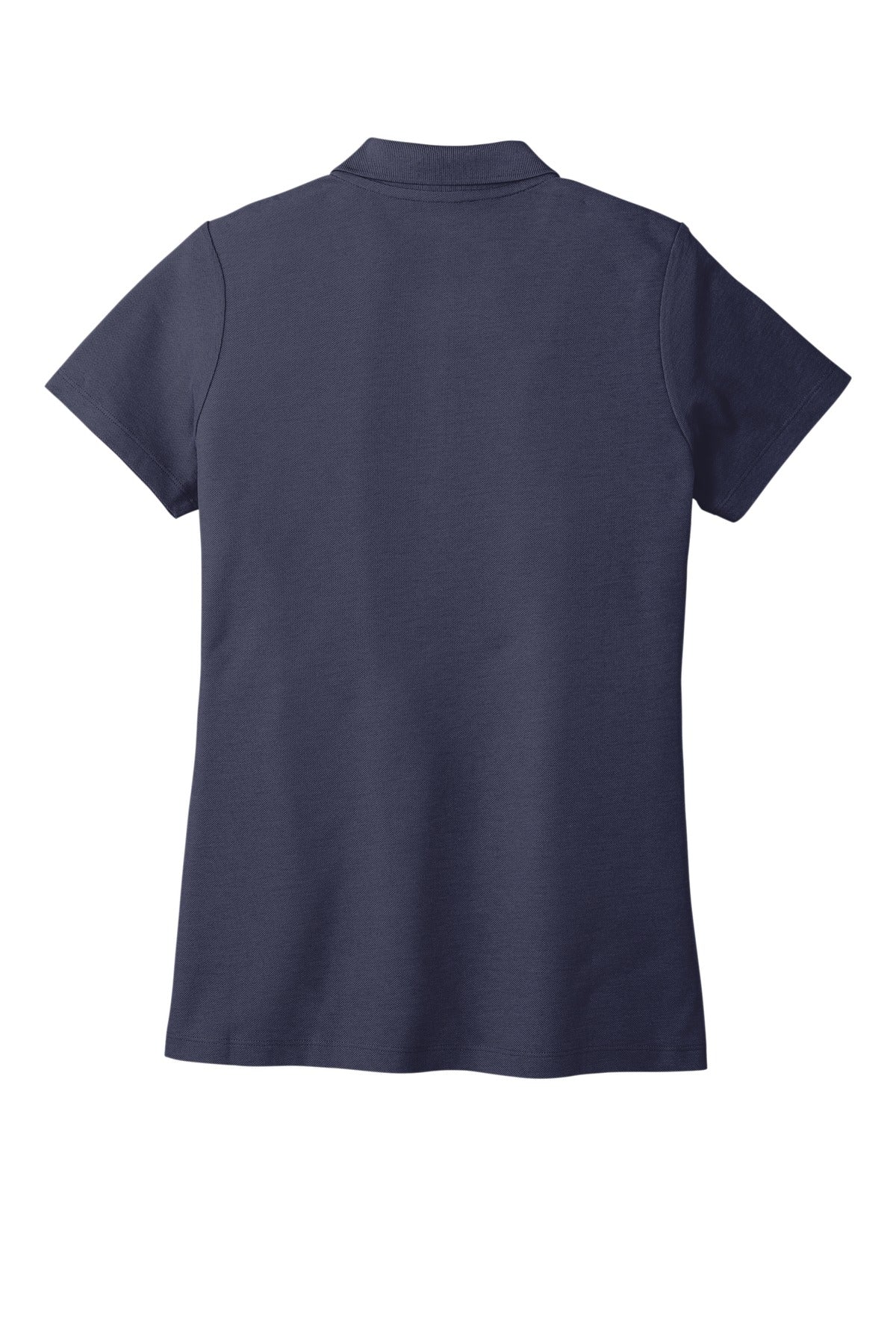 Rear View of TrueNavy Port Authority Women's SuperPro React Polo. LK810