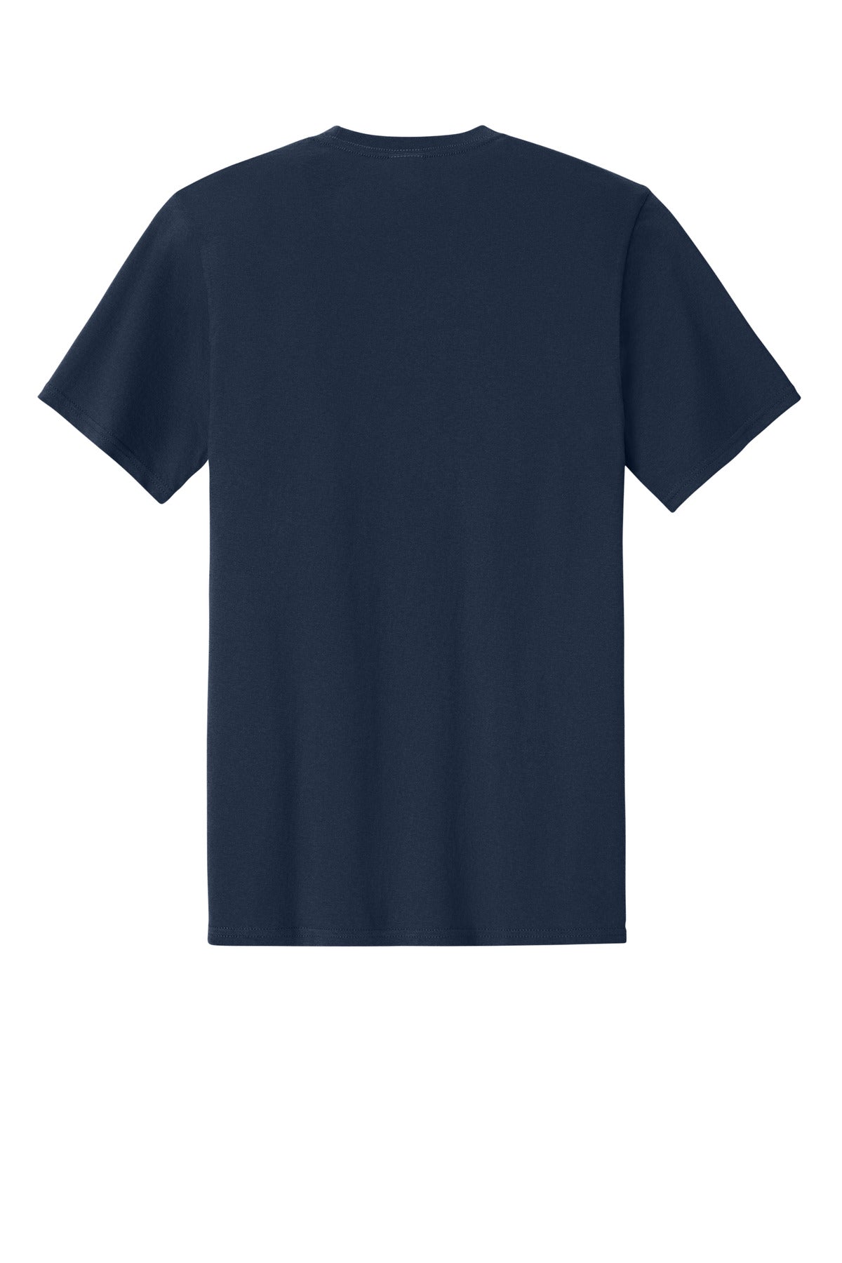 Rear View of TrueNavy Port & Co Easy Cotton Tee PC43