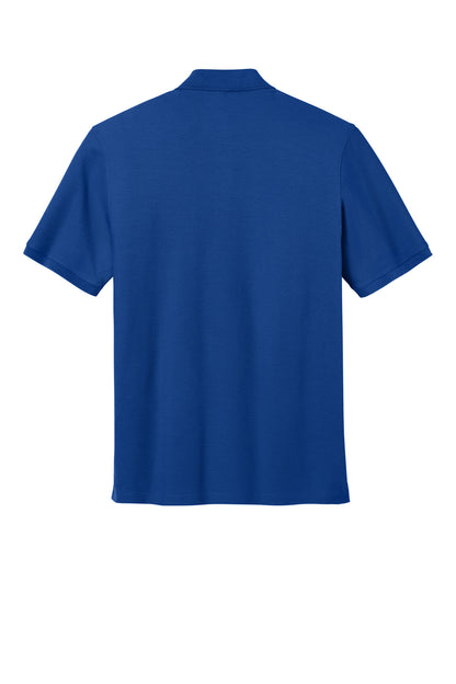 Rear View of TrueRoyal Port Authority Tall Wearever Signature Pique Pocket Polo TLK200P