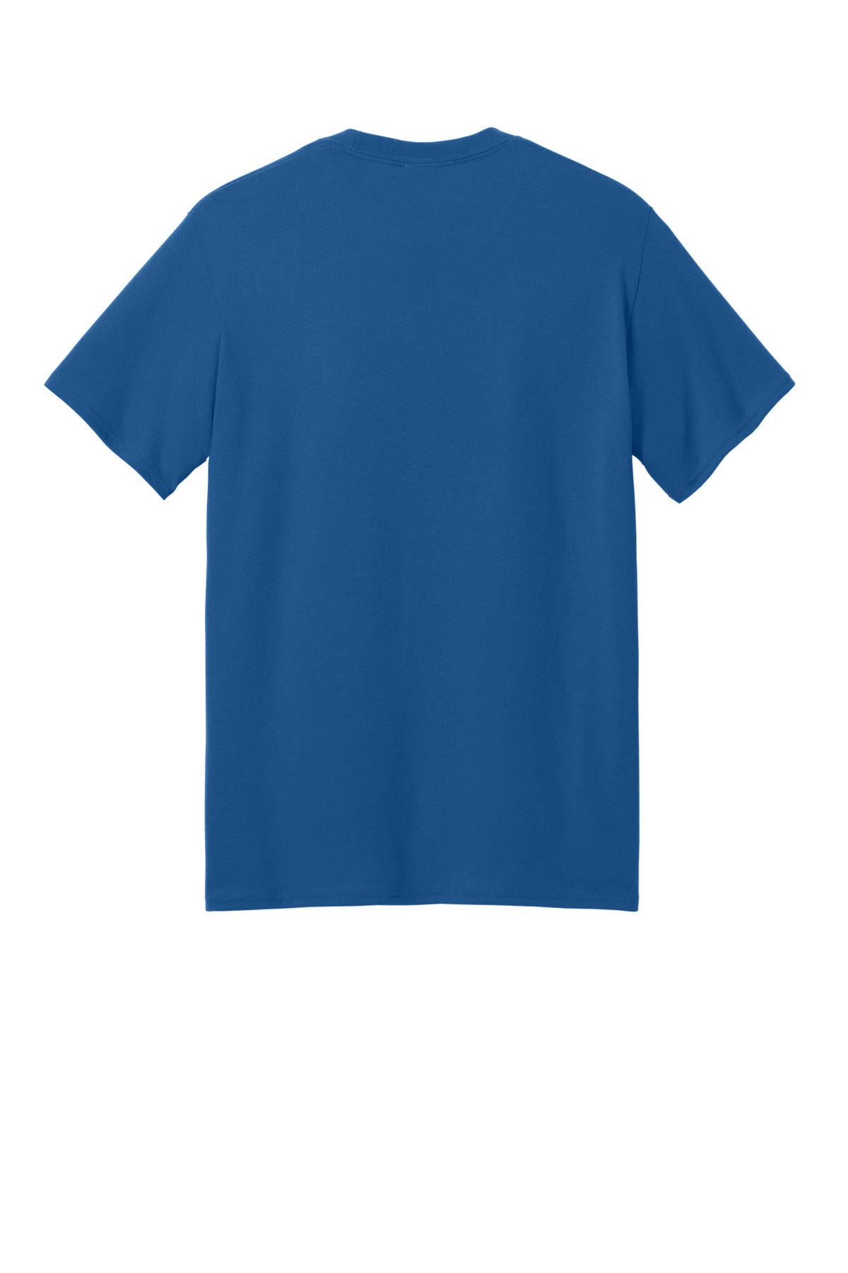 Rear View of TrueRoyal Port & Co Core Blend Recycled Tee PC01