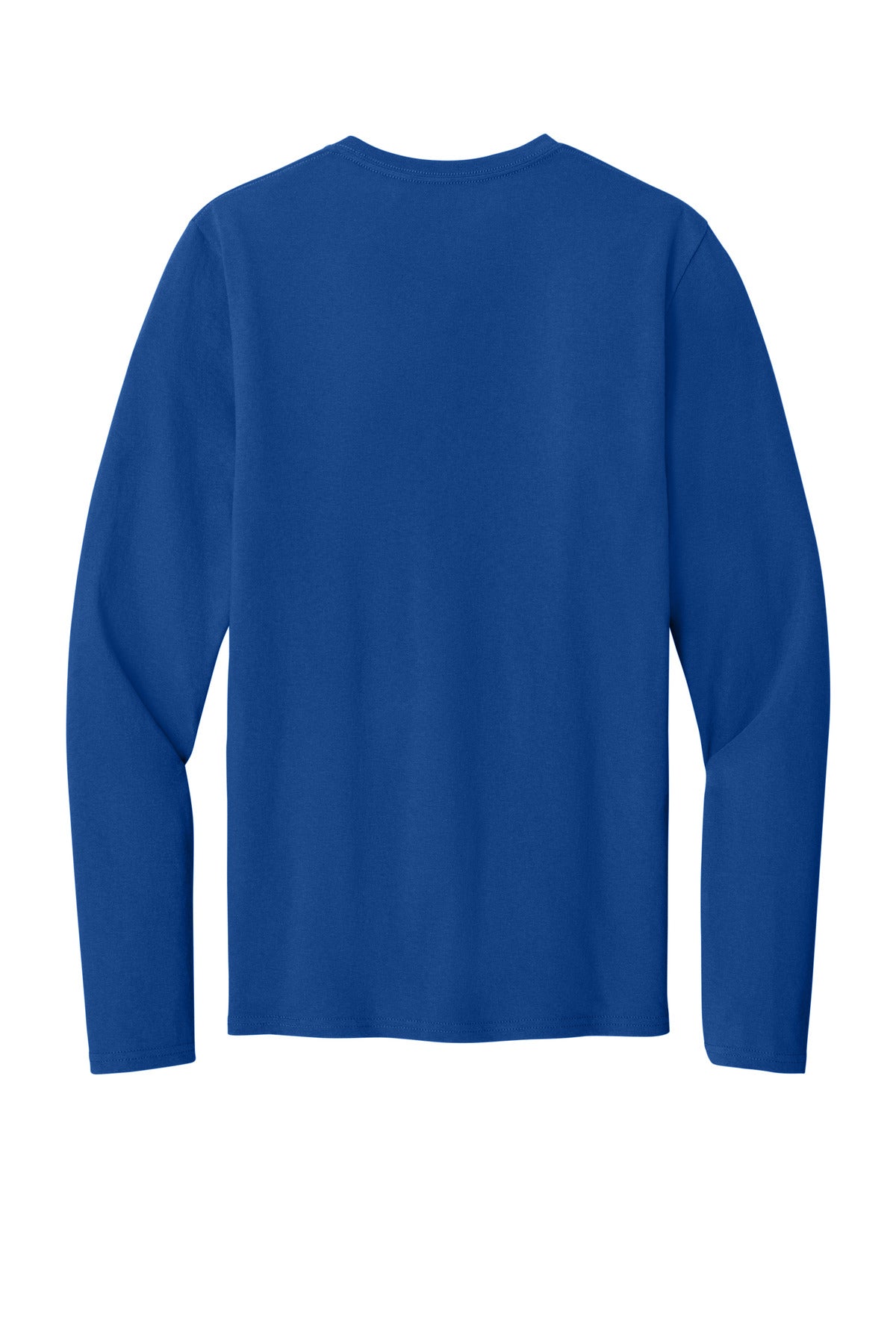 Rear View of TrueRoyal Port & Co Easy Cotton Long Sleeve Tee PC43LS
