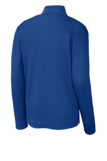 Rear View of TrueRoyal Sport-Tek Micropique Sport-Wick 1/4-Zip ST672